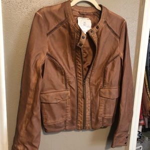 HEI HEI Vegan Leather Jacket